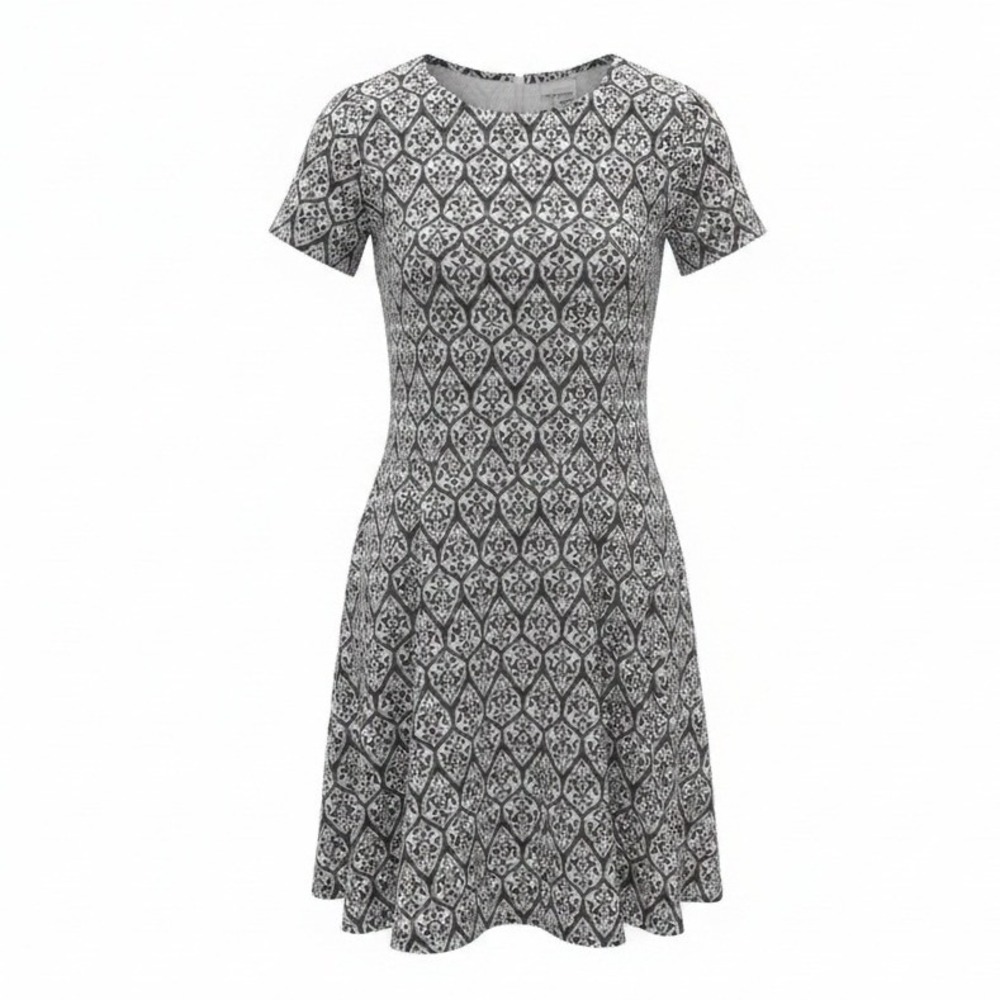 H&M conscious collection short Sleeve A line Fit n Flaredress size 12